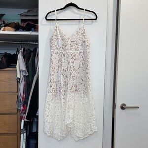 🍰 White Lace Bridal Dress 🍰